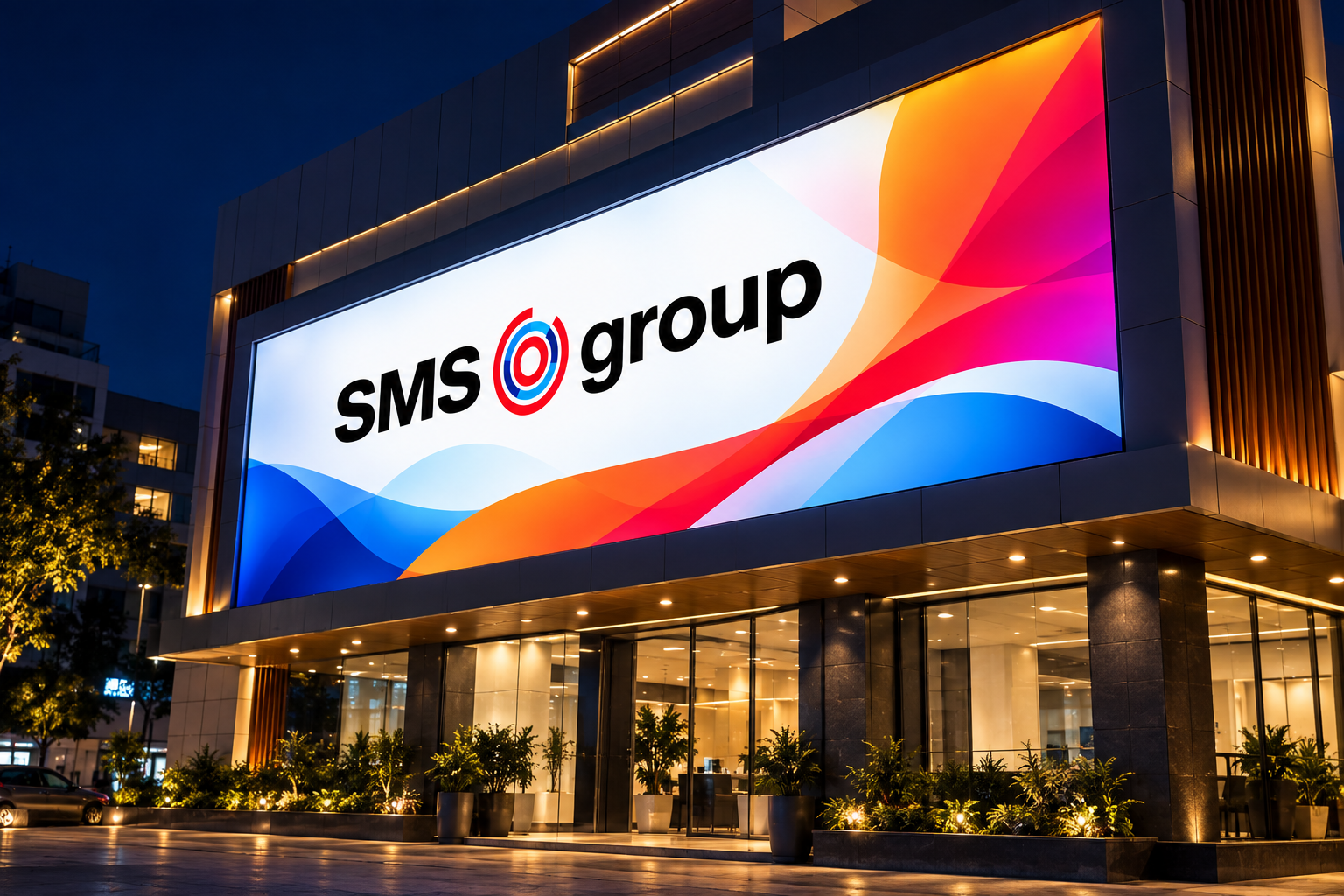 LED fabric signage
